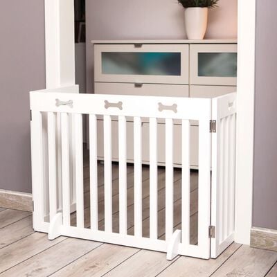 Trixie Dog Barrier, MDF, 3-Parts, 82/124 — 61 Cm, White