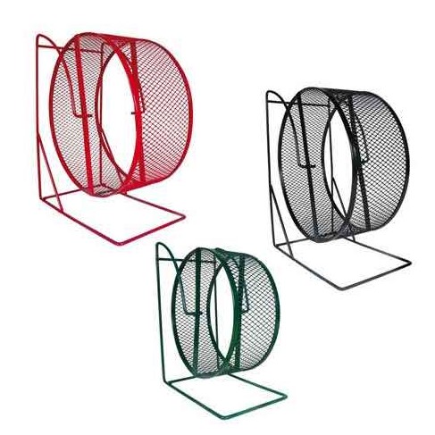 Trixie Exercise wheel, metal, close mesh running surface, 17 cm