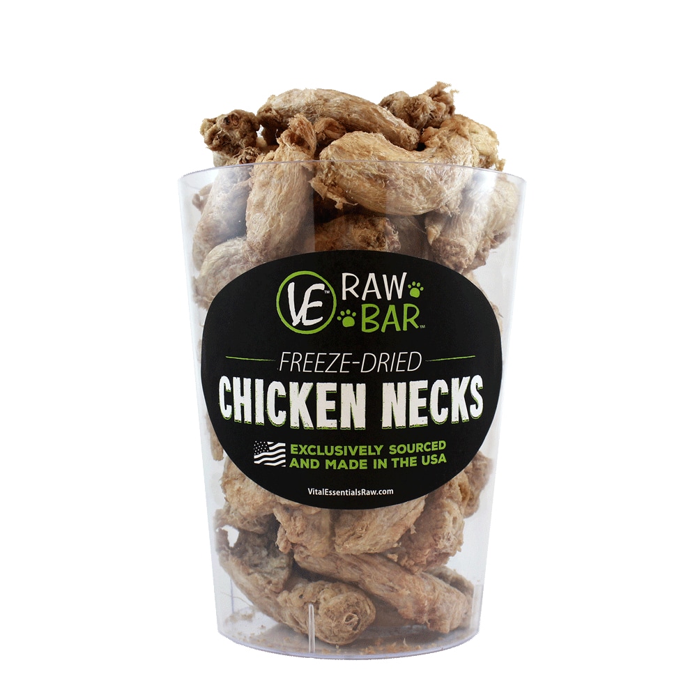 Vital Essentials Raw Bar Chicken Necks 1pc