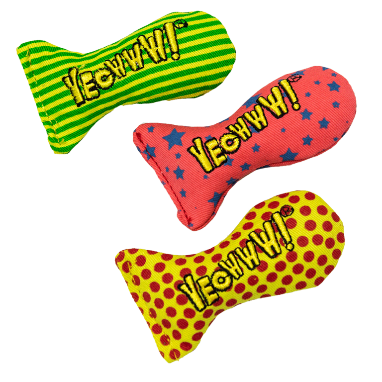 يواو! لعبة قطط ستينكيس بعشب القطط، نقط