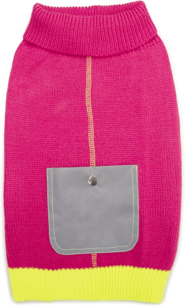 Zack & Zoey Elements Pocket sweater Small Hot Pink