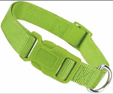 Zack & Zoey Nylon Collar 14-20 In Parrot Green