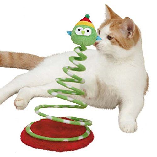 Zanies Holiday Owl Bopper Green