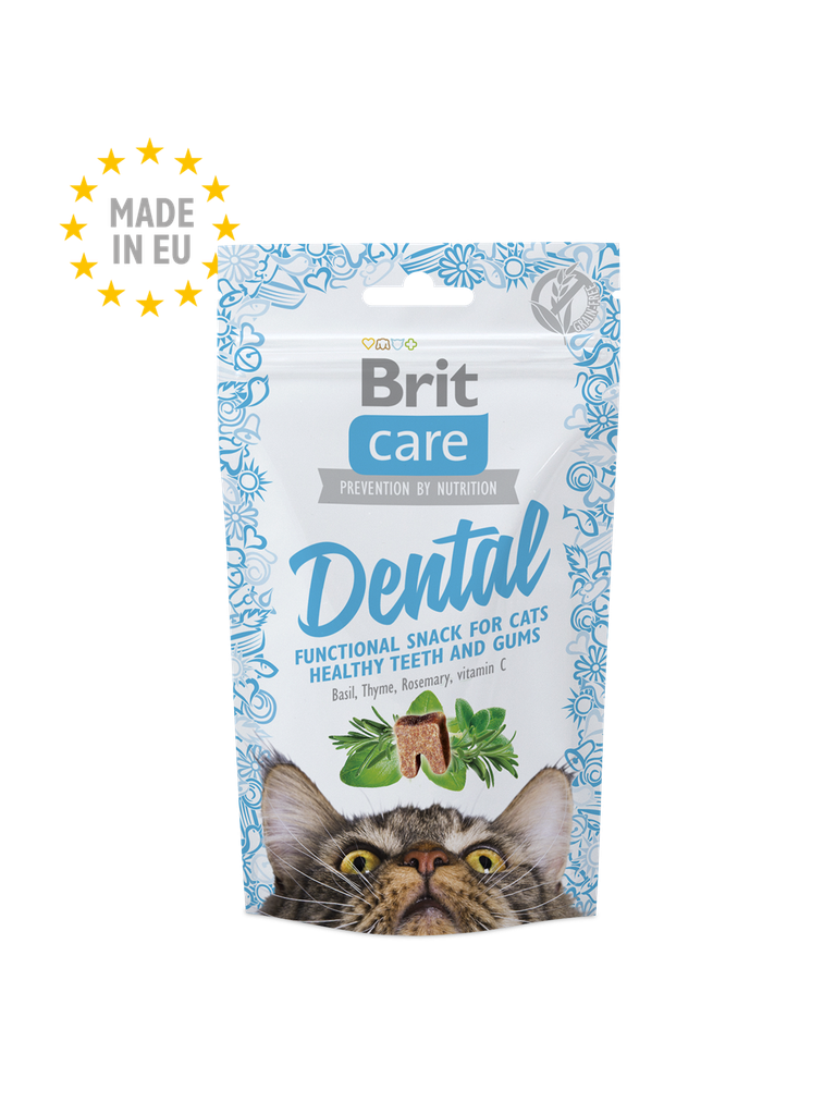 Brit Care Cat Snack Dental 50g 
