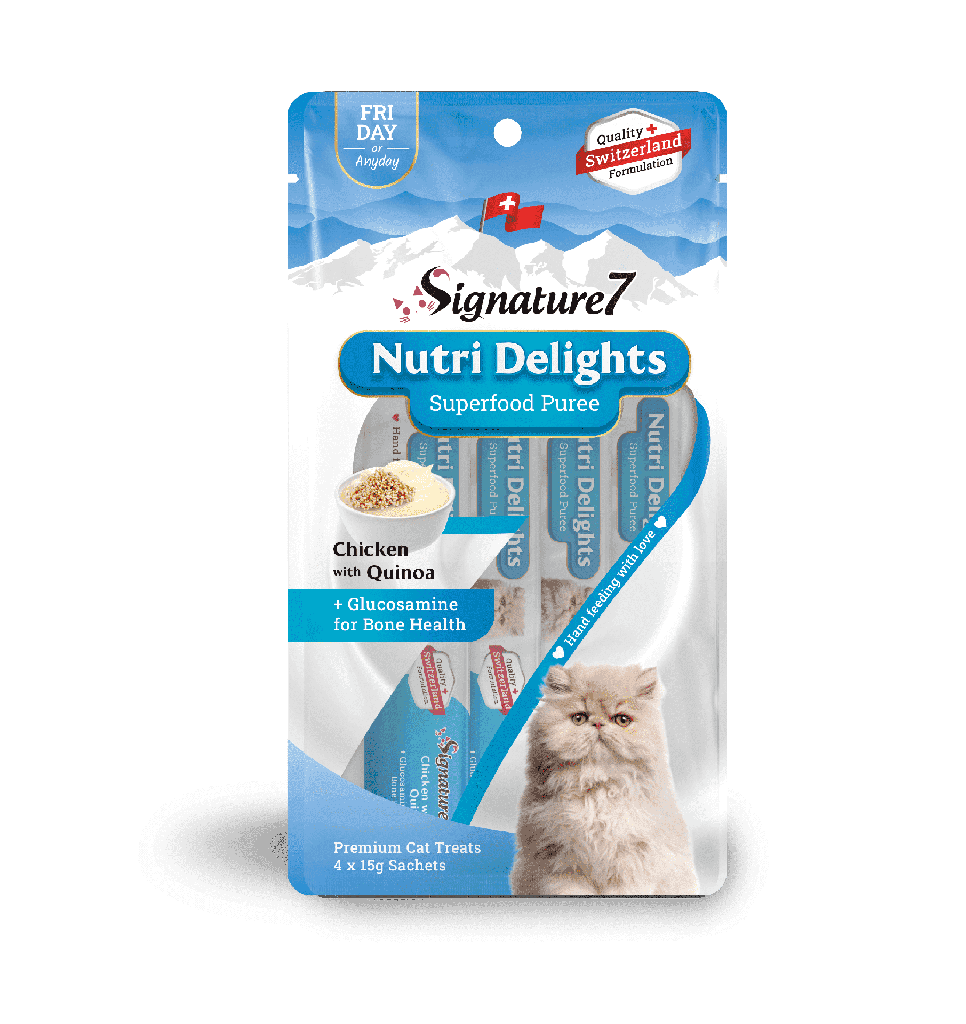 S7 Nutri Delights Chicken With Quinoa + Glucosamine For Bone Health - Puree - (4x15g) 60g 