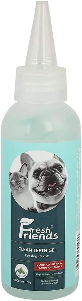 Fresh Friends Clean Teeth Gel Cat & Dog 108g 