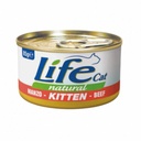 Life Cat Can Kitten Beef - 85g 
