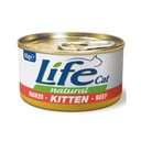 Life Cat Can Kitten Beef - 85g 