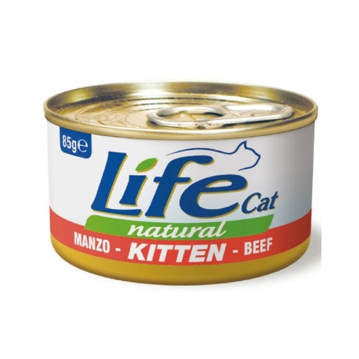 [8034105423459] Life Cat Can Kitten Beef - 85g (1 Can)