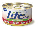 Life Cat Can Tuna with Beef - 85g 