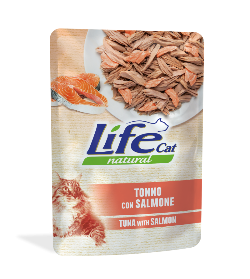Life Cat Pouch Tuna with Salmon  - 70g 