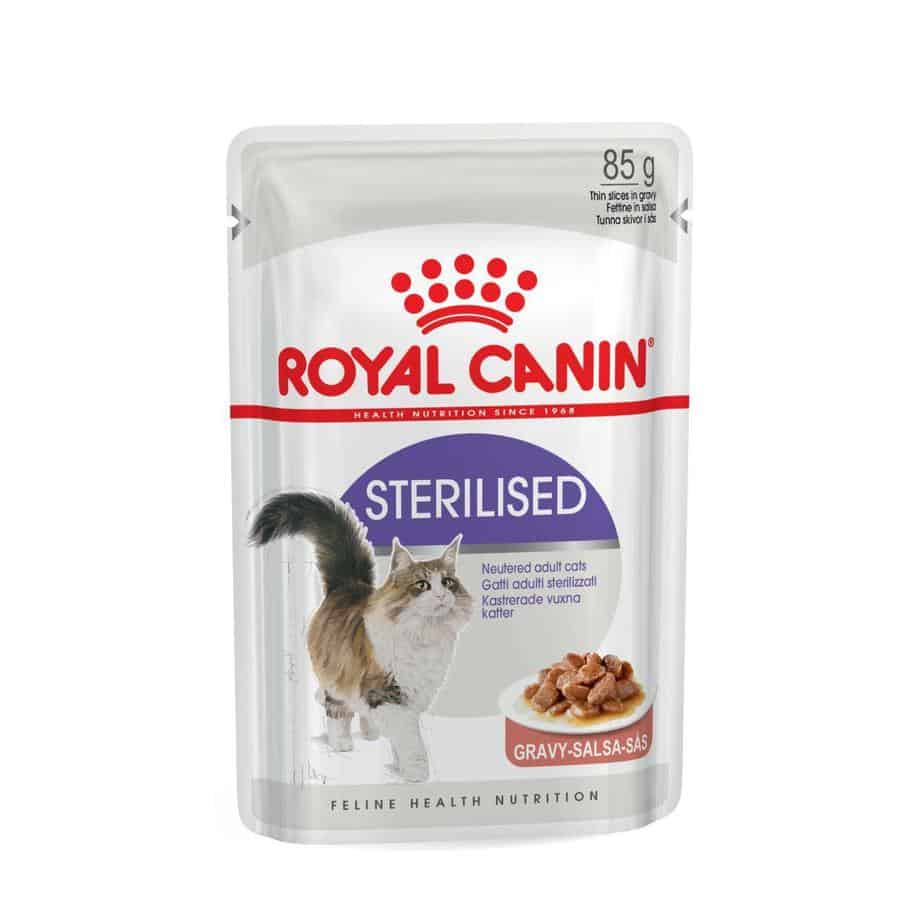 Royal Canin Pouch Sterilized Gravy Formula For Adult Cat – 85g
