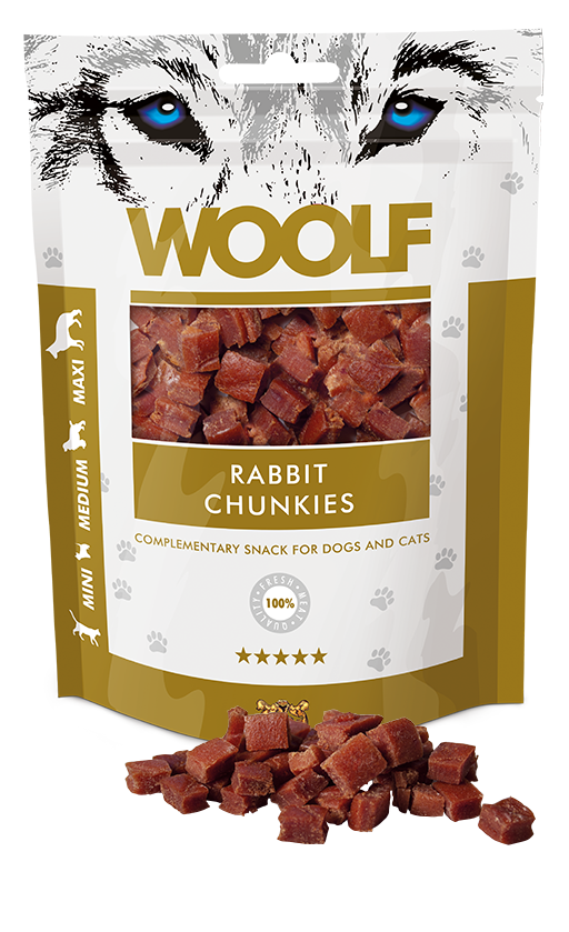 Woolf Chunkies Rabbit – 100g 