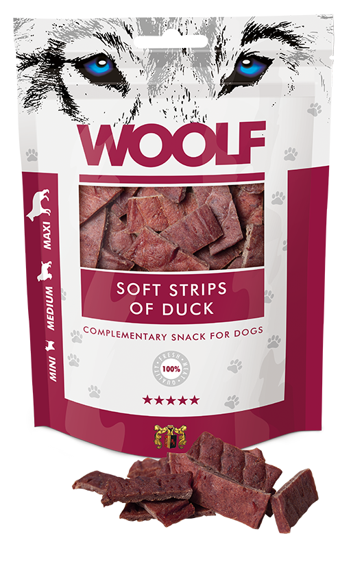 Woolf Strips Of Duck – 100g 