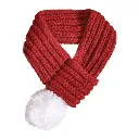 Pets.Love.Earth Christmas Solid Knitted Scarf  