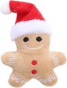 Pets.Love.Earth Cat Toy Ginger Cookie Plush -  7x9.5cm 