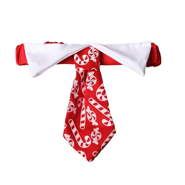 Pets.Love.Earth Holiday Tie And Collar 