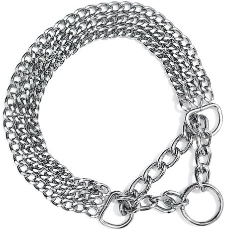 Trixie Semi-Choke Chain - Triple Row  - Strain Relief - Chromed - 2.5 mm 