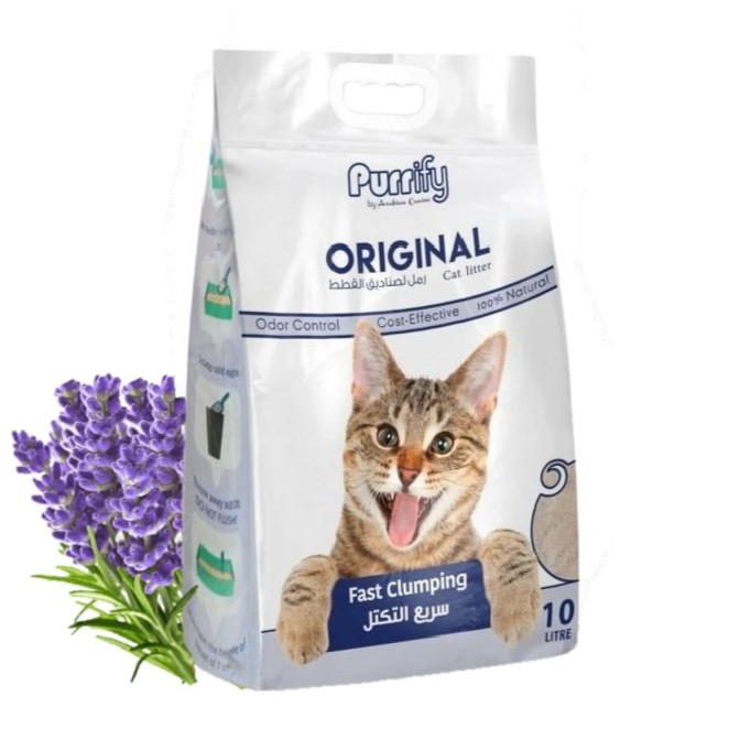 Purrify Original Cat Litter - 10 Liter - Lavender