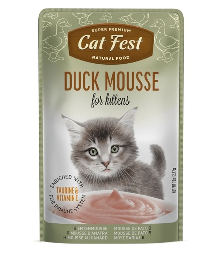 [6921959218978] Cat Fest Duck Mousse For Kitten Pouch 70g (1 Pouch)