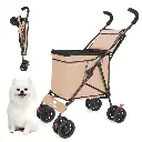 Foldable Pet Stroller for Dogs and Cats