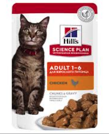 Hill's Science Plan Feline Adult Chicken (pouch) 85g 