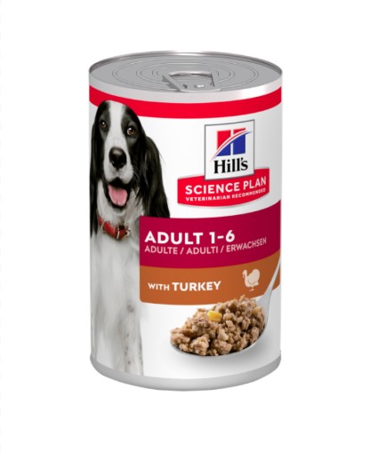 Hill's Science Plan Canine Adult Turkey Canned 370g 