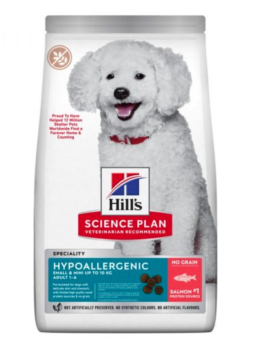 Hill's Science Plan Canine Adult Hypoallergenic Small & Mini Salmon & Tuna 1.5kg 