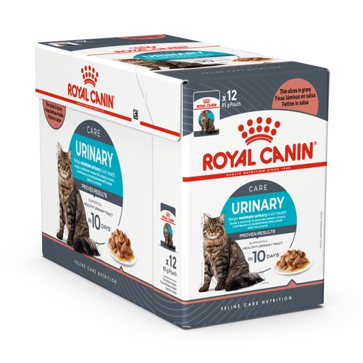 [9003579000359] Royal Canin Feline Pouch Urinary Care Gravy Formula for Adult Cat – 85g (12 Pouch)