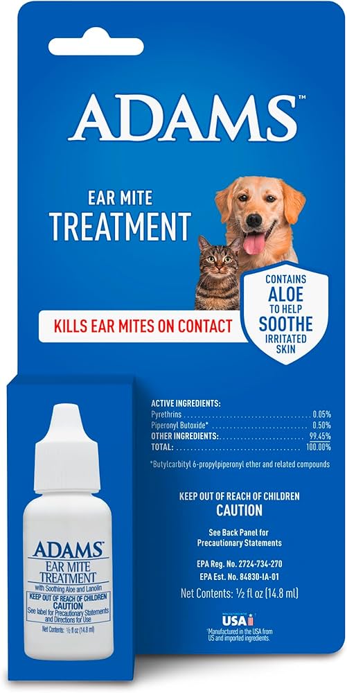 ADAMS™ Ear Mite Treatment 0.5 fl oz (14.8 ml)