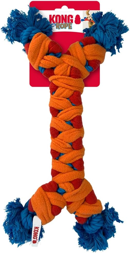 Kong Rope Rally Bone Dog Toy