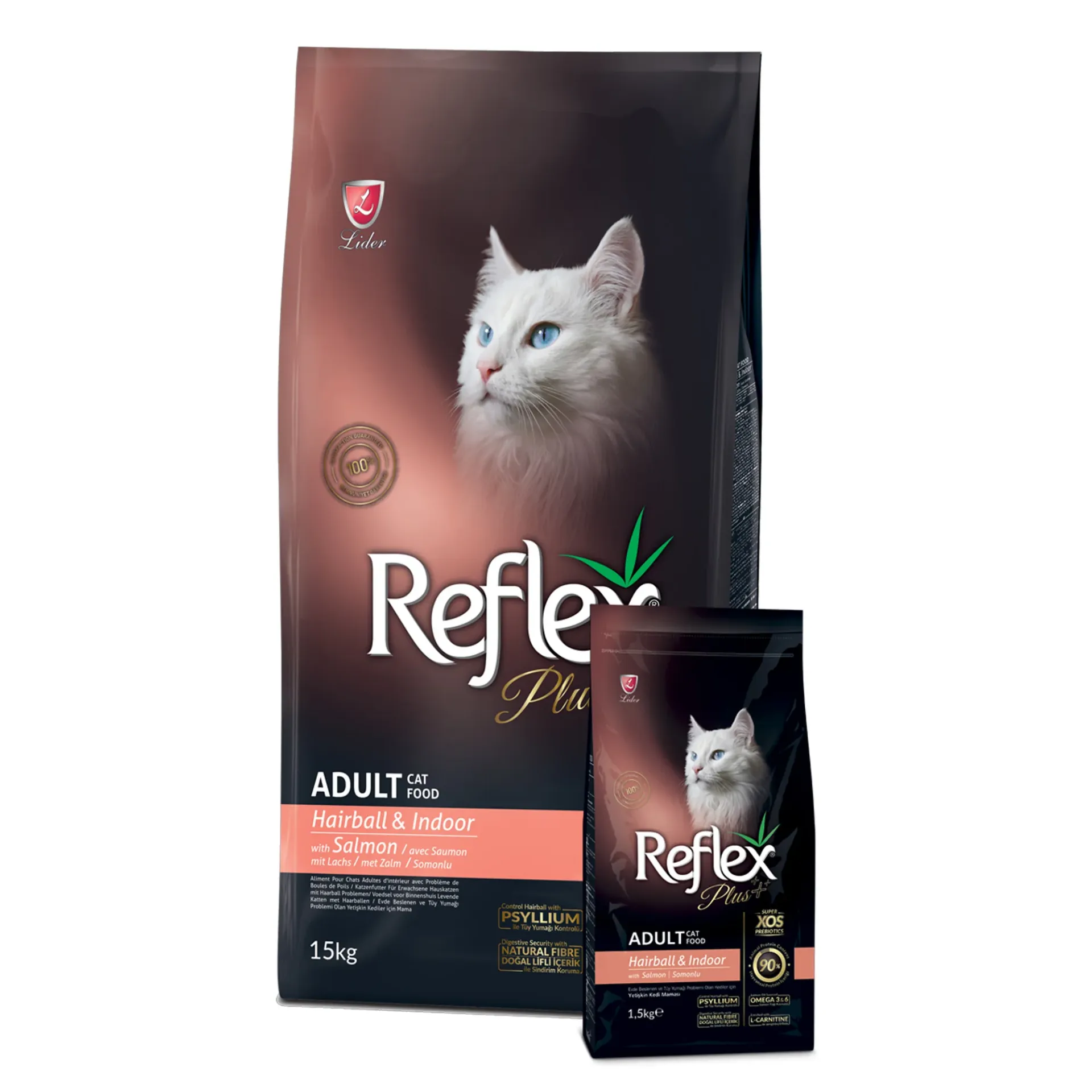 Reflex Hairball and Indoor Cat Food 1.5Kg