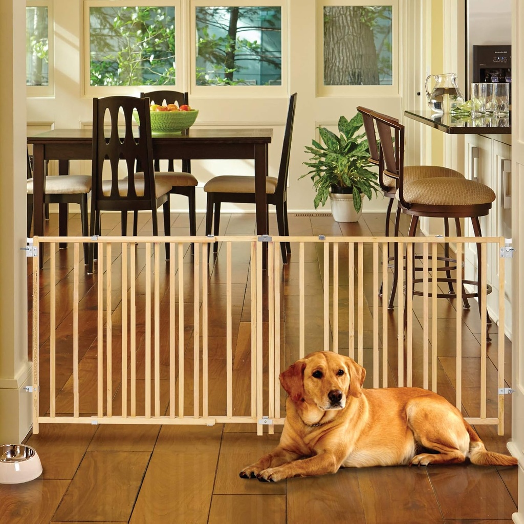 [026107046413] North States Mypet Industries Swing Gate, 60-103" 
