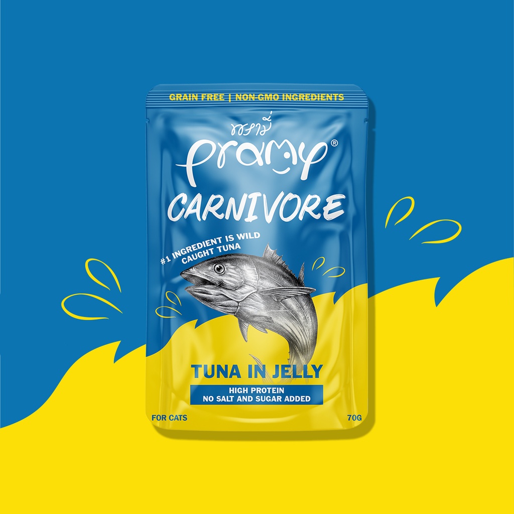 Pramy Carnivore Tuna in Jelly Pouch 70g