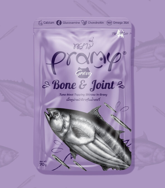[8859601044416] Pramy Tuna Meat Topping Shirasu in Gravy Pouch 70g (1 Pouch)