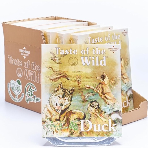 [00074198614684] Taste of the Wild Duck And Chicken Tray In Pate – 390g (7 Tray)