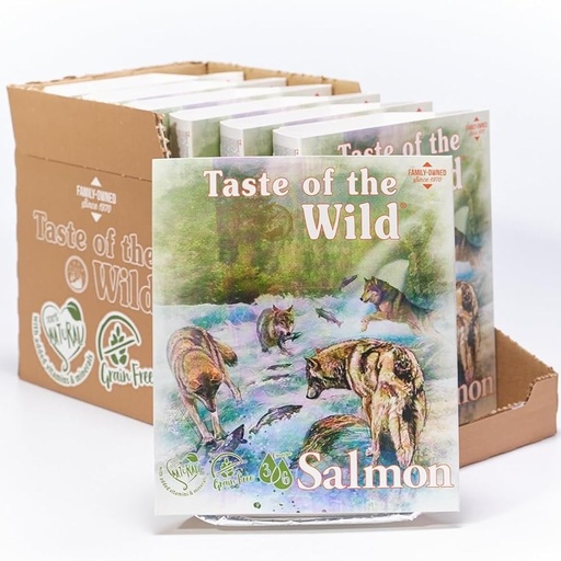 [00074198614714] Taste of the Wild Salmon And Herring Tray In Pate – 390g (7 Tray)