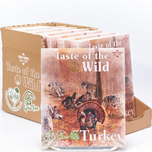 [00074198614707] Taste of the Wild Turkey And Duck Tray In Pate – 390g (7 Tray)
