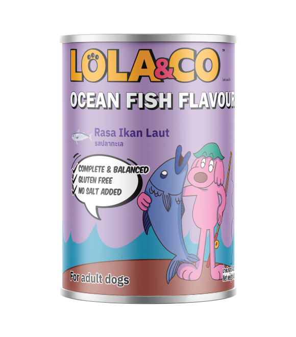 [8859601031393] LOLA & CO Ocean Fish Flavour For Dogs Can 400g (1 Can)
