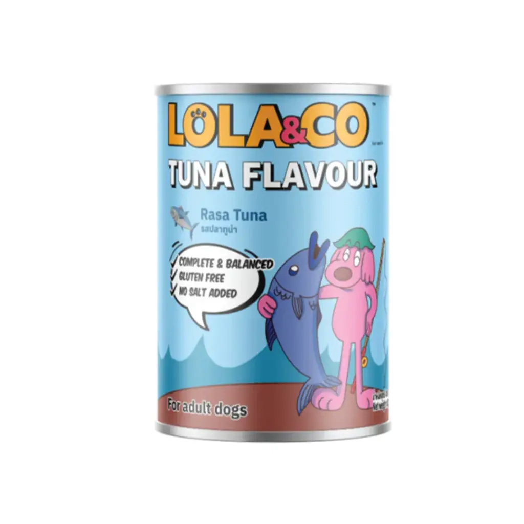 LOLA & CO Tuna Flavour For Dogs Can 400g