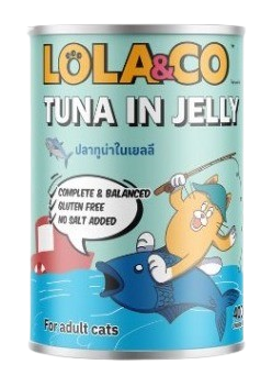 [8859601031249] LOLA & CO Tuna in Jelly Cat Can 400g (1  علبة)