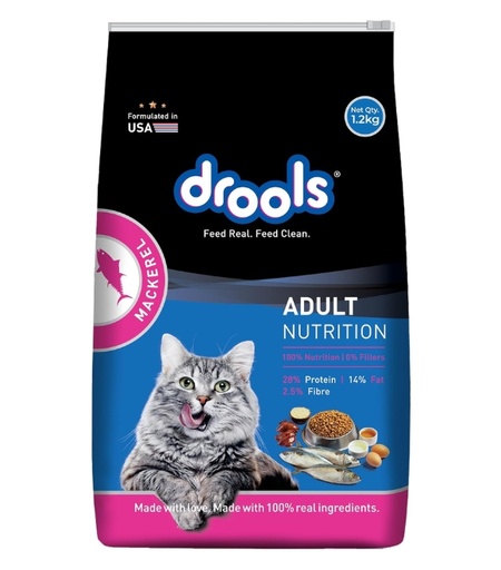 [8906125484416] Drools Cat Dry Food – Mackerel (١.٢  كيلوجرام)