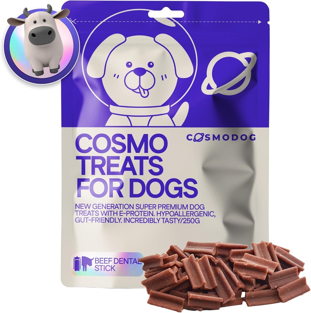Cosmo Treats For Dogs Beef Dental Stick