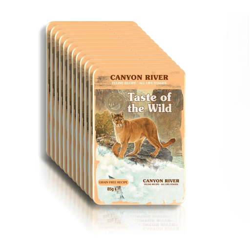 [00074198615858] Taste of the Wild Canyon River Feline Pouch 85g (12 Pouch)