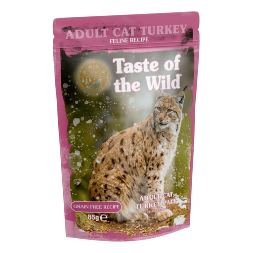 [074198615780] Taste of the Wild Grain Free Turkey Pate Feline Pouch 85g (1 Pouch)
