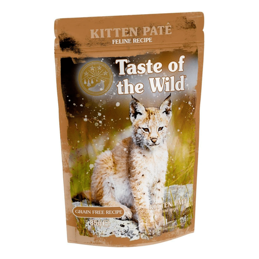 [074198615773] Taste of the Wild Grain Free Kitten Pate Feline Pouch 85g (1 Pouch)