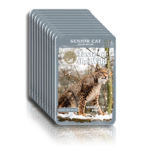 [00074198615919] Taste of the Wild Grain Free Senior Feline Pouch 85g (12 Pouch)
