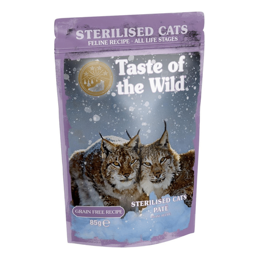 [074198615810] Taste of the Wild Grain Free Sterilised Feline Pouch 85g (1 Pouch)
