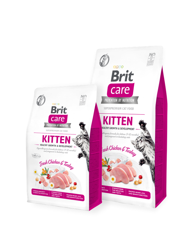 Brit Care Cat Dry Food Grain-Free KITTEN HEALTHY GROWTH AND DEVELOPMENT