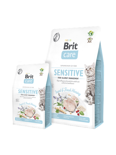 [8595602554201] Brit Care Cat Dry Food Grain-Free SENSITIVE ALLERGY MANAGEMENT (400 gm)
